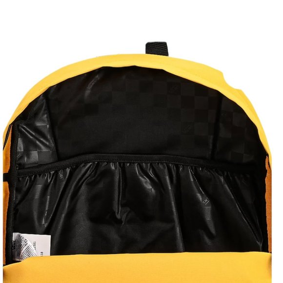 Vans Vans Realm Backpack Yellow Black Men's Women's Off The Wall VN0A3UI6LSV - Picture 4 of 6